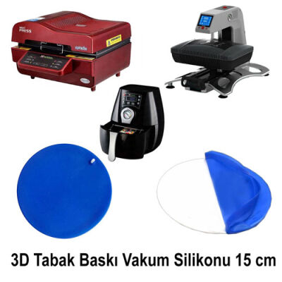 3D Tabak Baskı Vakum Silikonu 15 cm - 1