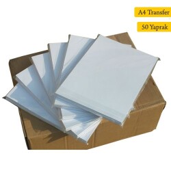 A4 İthal Transfer Baskı Kağıdı Polyester-Seramik-Metal - 50 Yaprak - 1