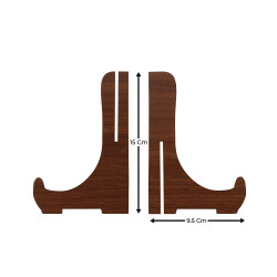 Ahşap 15 cm Teşhir Ayağı - Ceviz - 2