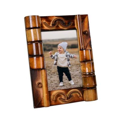 Ahşap Bambu Fotoğraf Çerçevesi 15x21 - 1