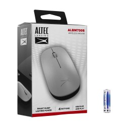 Altec Lansing ALBM7305 Gümüş 2.4GHz USB 1600DPI Alkalin Pilli Kablosuz Mouse - 1