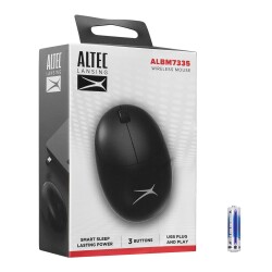 Altec Lansing ALBM7335 Siyah 2.4GHz USB 1200DPI Alkalin Pilli Kablosuz Mouse - 1