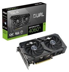 Asus Dual RTX4060Ti EVO OC Edition 16GB DUAL-RTX4060TI-O16G-EVO RTX4060TI PCI-E16 Ekran Kartı - 1