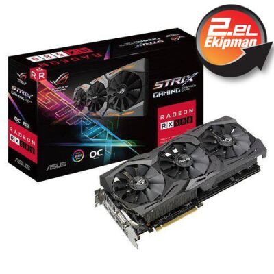 Asus ROG STRIX RX580 T8G GAMING 8GB 256BİT Ekran Kartı (2.El Kullanılmış) - 1