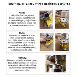 Buton Rozet Kalıbı 75 mm - 3