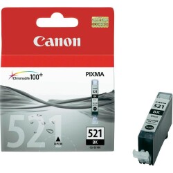 Canon CLI-521BK Black Siyah Mürekkep Kartuş MP260-540-550-560-620-630 MX860-870 - 1