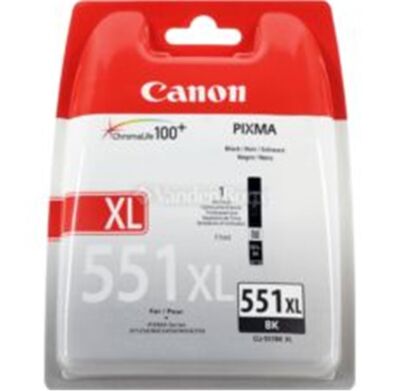 Canon CLI-551XL BK Black Siyah Yüksek Kapasiteli Mürekkep Kartuş IP7250 MX925 - 1