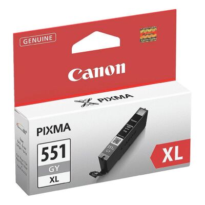 Canon CLI-551XL GY Gray Gri Yüksek Kapasiteli Mürekkep Kartuş IP7250 MX925 - 1