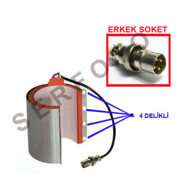 Combo Pres Kupa Rezistansı ( 4 delikli / erkek soketli ) - 1