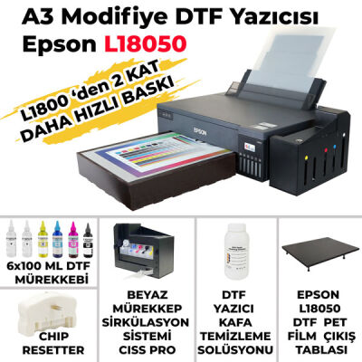 DTF A3 Tekstil Baskı Yazıcısı - 1