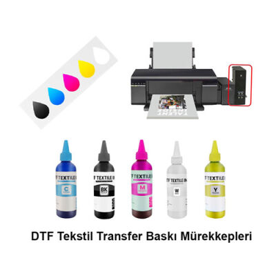 DTF Kırmızı Tekstil Baskı Mürekkebi 100 ml - 4