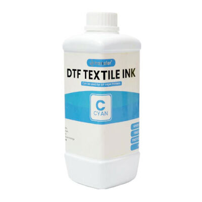 DTF Mavi Tekstil Baskı Mürekkebi 1 LT - 1