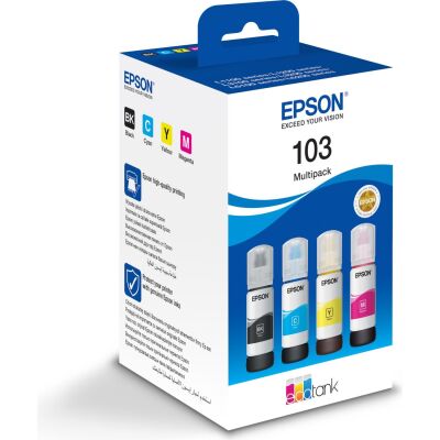 Epson T103 Ecotank Multipack Mürekkep Seti - 1