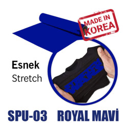 Esnek (Stretch) Royal Mavi Flex / 51 cm x 1 metre - 1