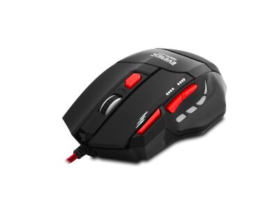 Everest SGM-X7 Usb Siyah Makrolu 7200dpi Oyuncu Mouse +Gaming Mouse Pad - 2