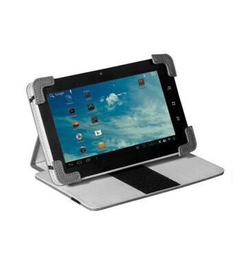 Eye-Q EQ-LTAB97GR 9.7'' Gri Suni Deri Universal Tablet Kılıfı - 3