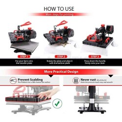 5in1 Combo Isı Transfer Baskı Makinesi - 2