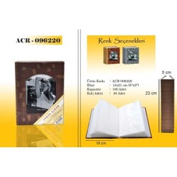 Gri 100 lük 15x21cm Fotoğraf Albümü - 3