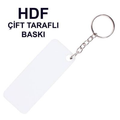 HDF Çift Taraflı Anahtarlık - Dikdörtgen - 1