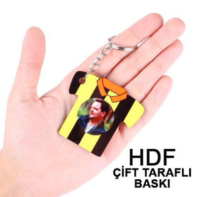 HDF Çift Taraflı Anahtarlık - Forma - 3