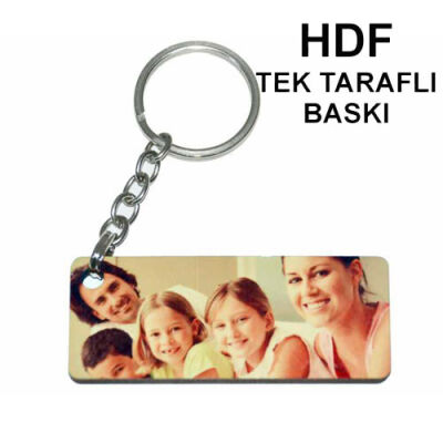 HDF Tek Taraflı Anahtarlık - Dikdörtgen - 2