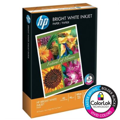 Hp ColorLok 90gr Bright White İnkjet Fotokopi Kağıdı 250 Yaprak - 1