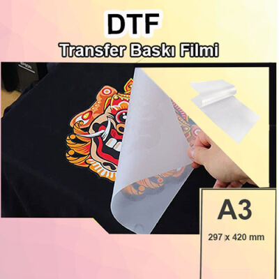 İ Transfer A3 DTF Pet Film - 100 adet - 2