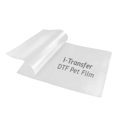 i-Transfer DTF PET Film - Transfer Baskı Filmi - 100 adet - 1