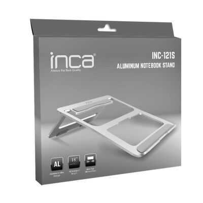 Inca Inc-121s Alimünyum Notebook Standı Gümüş Renk - 1