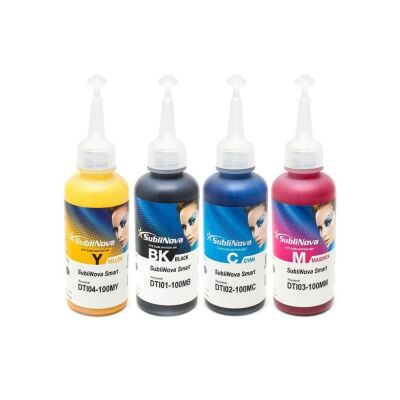 InkTec Sublinova Epson Muadil Süblimasyon Mürekkep 4x100ml Set (DTI01-100M) - 1