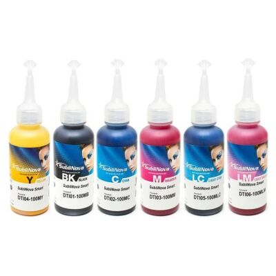 InkTec Sublinova Epson Muadil Süblimasyon Mürekkep 6x100ml Set (DTI01-100M) - 1