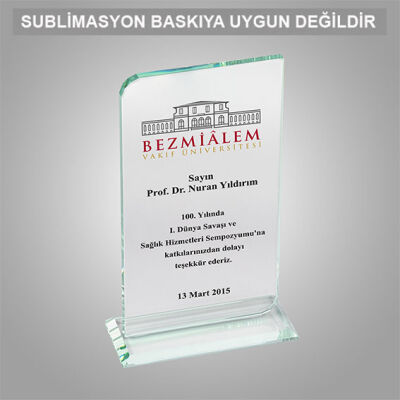 Kaplamasız Kristal Plaket 1004 - 1