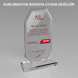 Kaplamasız Kristal Plaket 1008 - 1