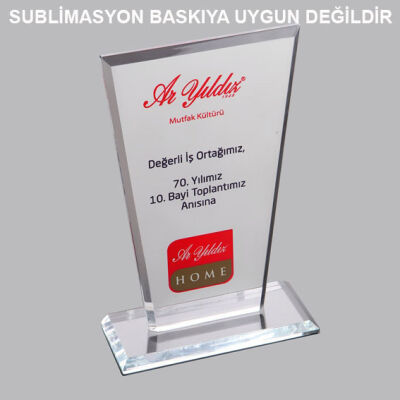 Kaplamasız Kristal Plaket 1016 - 1