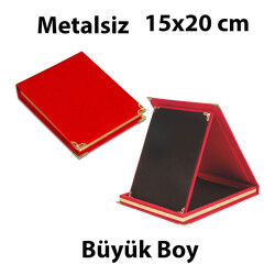 Kırmızı Albüm Plaket 15x20 cm (metalsiz) - 2