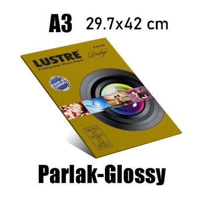 Lustre A3 Parlak (Glossy) İnkjet Fotoğraf Kağıdı - 1