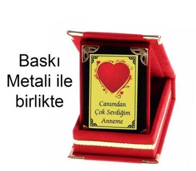 Mini Albüm Plaket - Kırmızı - 1