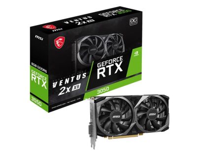 Msi GeForce RTX3050 VENTUS 2X XS 8G OC GDDR6 128bit DX12 Gaming (Oyuncu) Ekran Kartı - 1