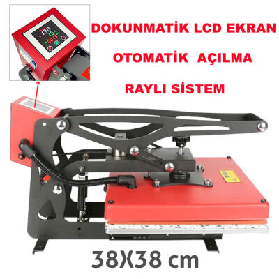 Otomatik Transfer Baskı Presi 38x38 cm - 2