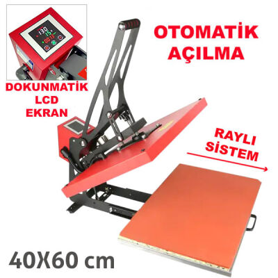 Otomatik Transfer Baskı Presi 40x60 cm - 3