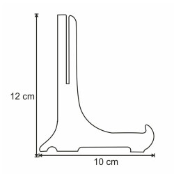 Plastik 12 cm Teşhir Ayağı No:2 (İNCE) - 2