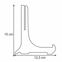 Plastik 15 cm Teşhir Ayağı No:3 - 2