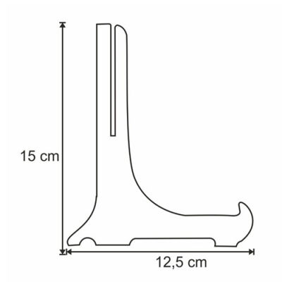 Plastik 15 cm Teşhir Ayağı No:3 - 2