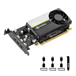 Pny Nvidia Quadro T400 4GB 64Bit PCI-E 3.0 GDDR6 Ekran Kartı VCNT400-4GB-PB (Aksesuarsız) - 1