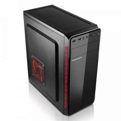 PowerBoost VK-1625 350w USB 3.0 ATX Shiny Piano Siyah Kasa - 2