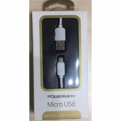 Powerway Sm03 2.A 1mt Usb Micro Şarj Kablo Kutulu Usb 2.0 Hızlı Şarj - 1