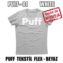 PUFF Beyaz Flex Tekstil Folyosu / 51 cm x 1 metre - 1