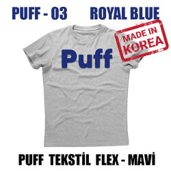 PUFF Mavi Flex Tekstil Folyosu / 51 cm x 1 metre - 1