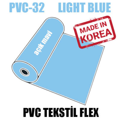 PVC Açık Mavi (Light Blue) Flex / 51 cm x 1 metre - 2