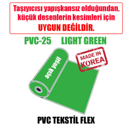 PVC Açık Yeşil (Light Green) Flex / 51 cm x 1 metre - 1